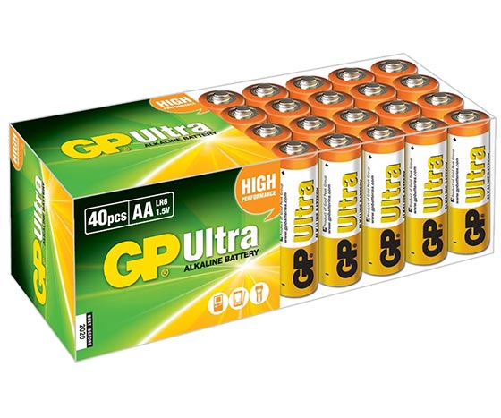 GP 15AU R6 ULTRA ALKALİN KALEM AA 40 LI PAKET FİYAT (4812)