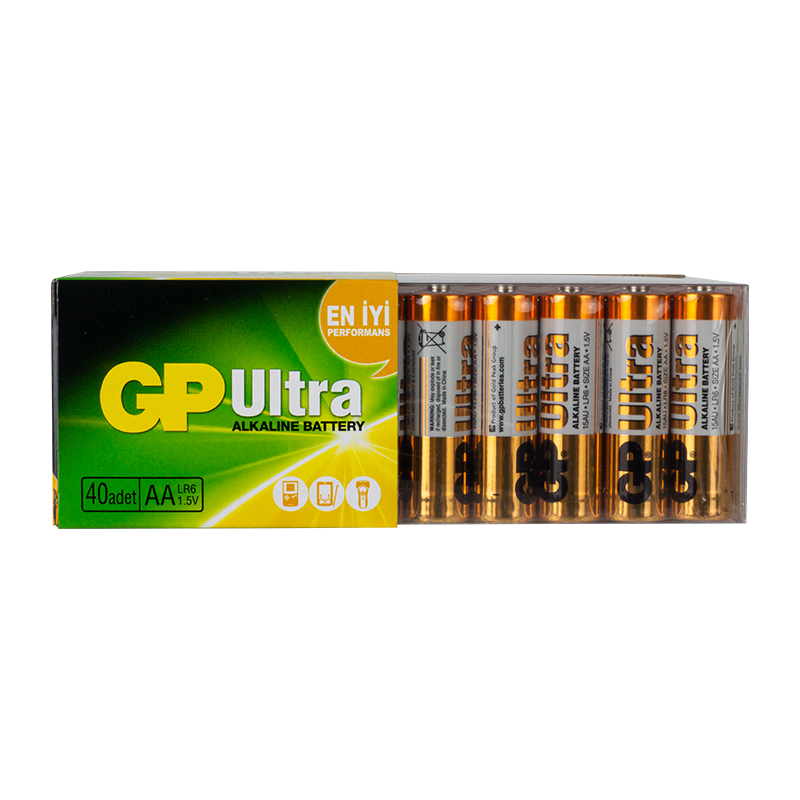 GP 15AU R6 ULTRA ALKALİN KALEM AA 40 LI PAKET FİYAT (4812)