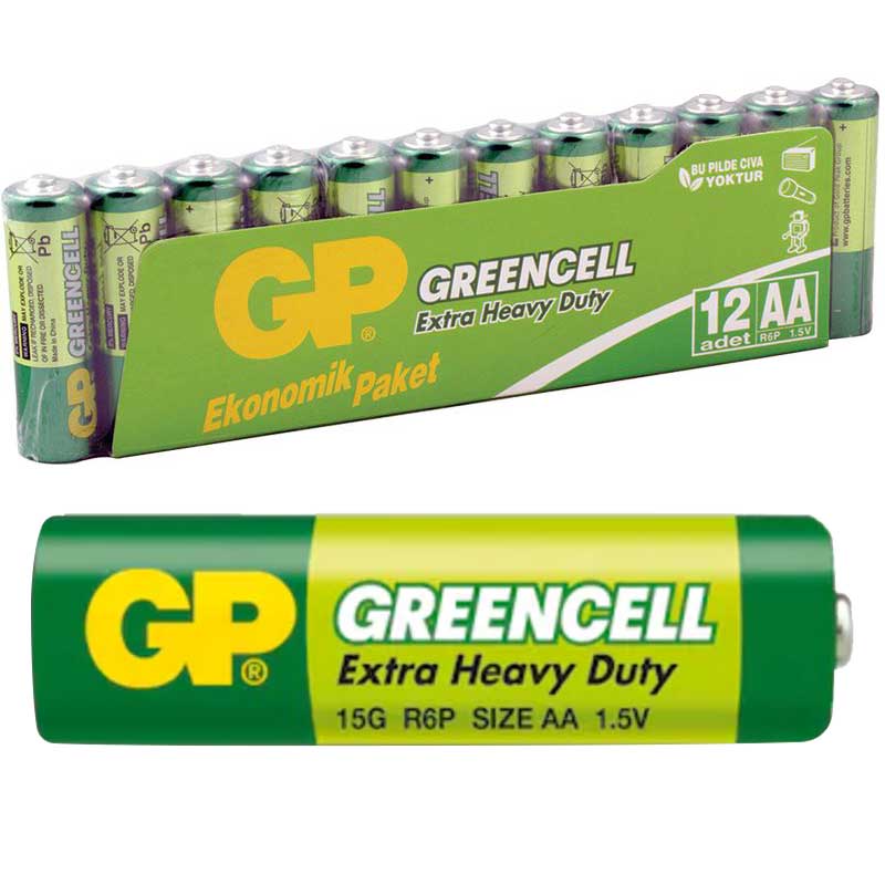 GP 15G-GREENCELL 12Lİ PAKET KALEM PİL (12Lİ FİYAT)  GP 15G-2VS12 (4812)