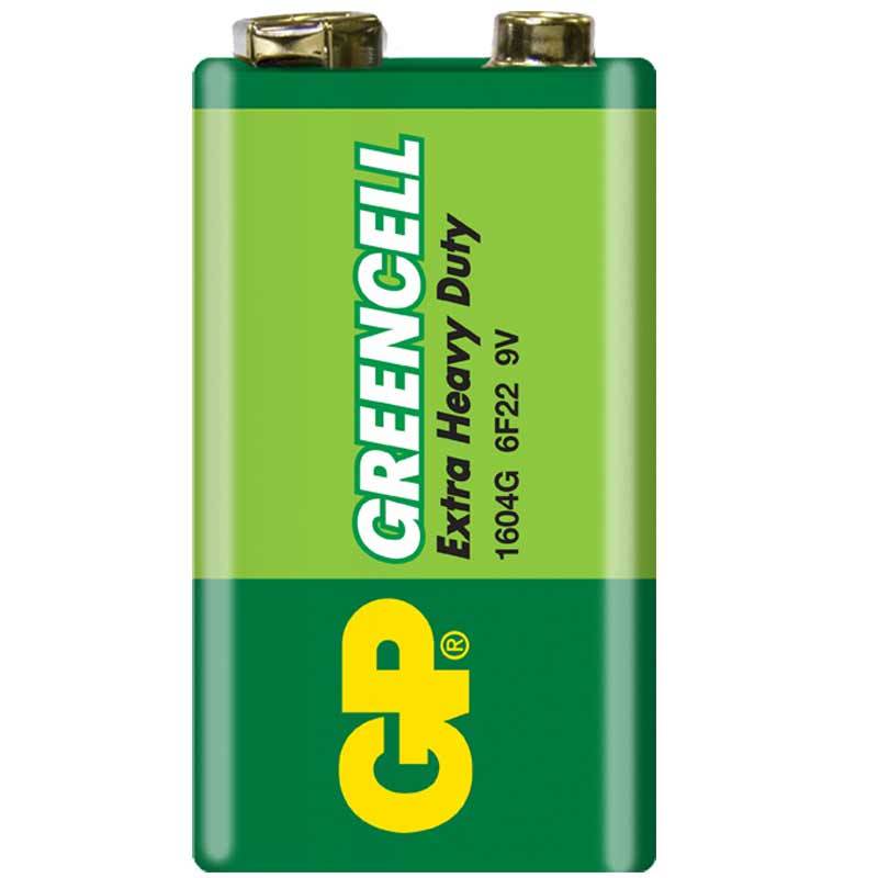 GP 1604G-B GREENCELL 9 VOLT PİL (10LU PAKET) (4812)