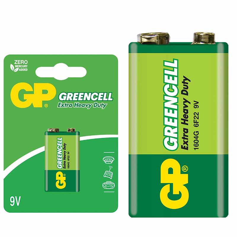 GP 1604GLF GREENCELL 9 VOLT BLİSTERLİ PİL TEKLİ FİYAT (4812)