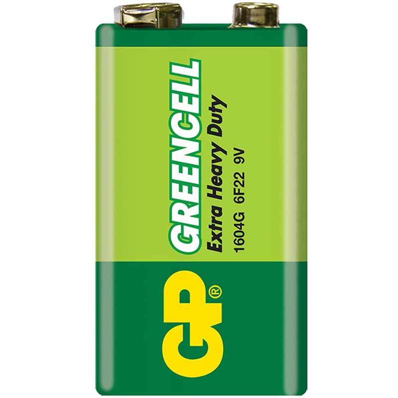 GP 1604GLF GREENCELL 9 VOLT BLİSTERLİ PİL TEKLİ FİYAT (4812)