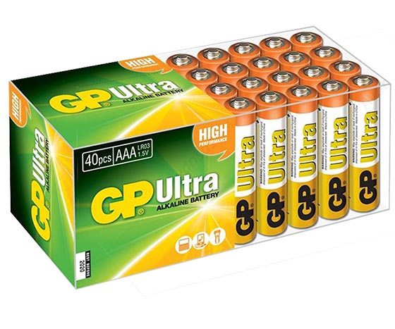 GP 24AU R03 ULTRA ALKALİN AAA İNCE KALEM 40 LI PAKET FİYAT (4812)