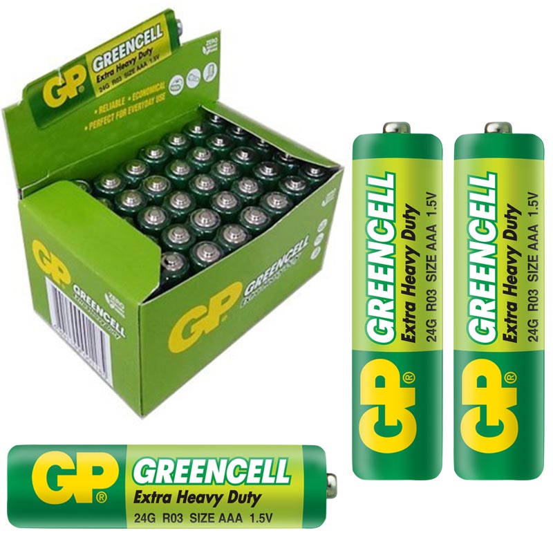 GP 24G-2S2 GREENCELL AAA İNCE KALEM PİL (40 LI PAKET) (4812)