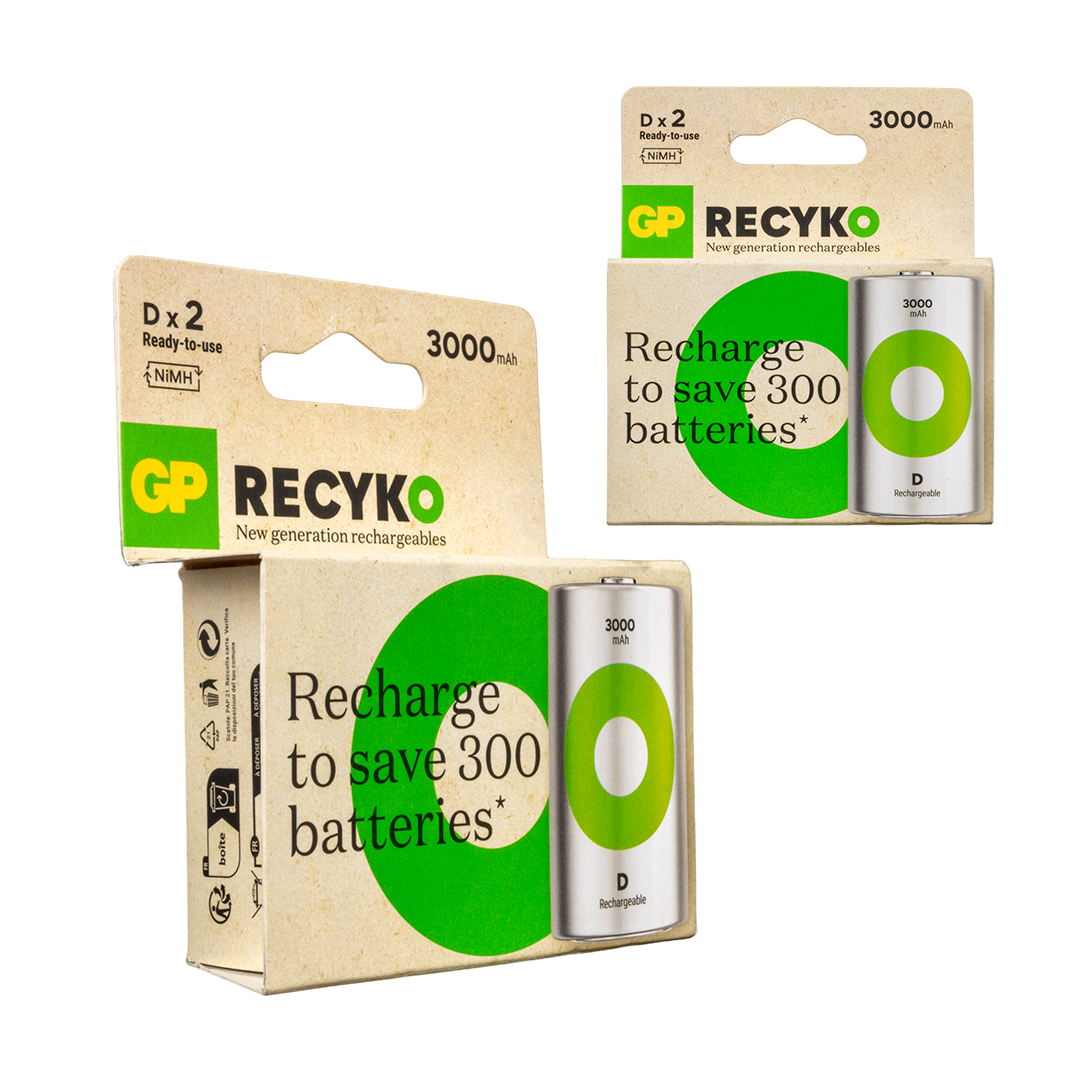 GP RECYKO 650 MAH R03 AAA ŞARJLI 4LÜ İNCE KALEM PİL GP65AAAHCER21-2TLB2 (4812)