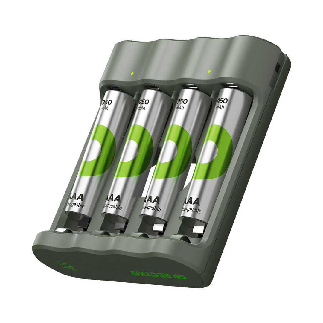 GP RECYKO B441 4 X 950 MAH R03 AAA PİLLİ ŞARJ CİHAZI (GP-B441/100HCER21-2GTLB4) (4812)