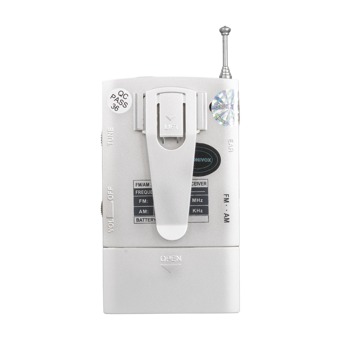 GÜMÜŞ RENK CEP TİPİ ANALOG FM RADYO VS-R106 (4812)