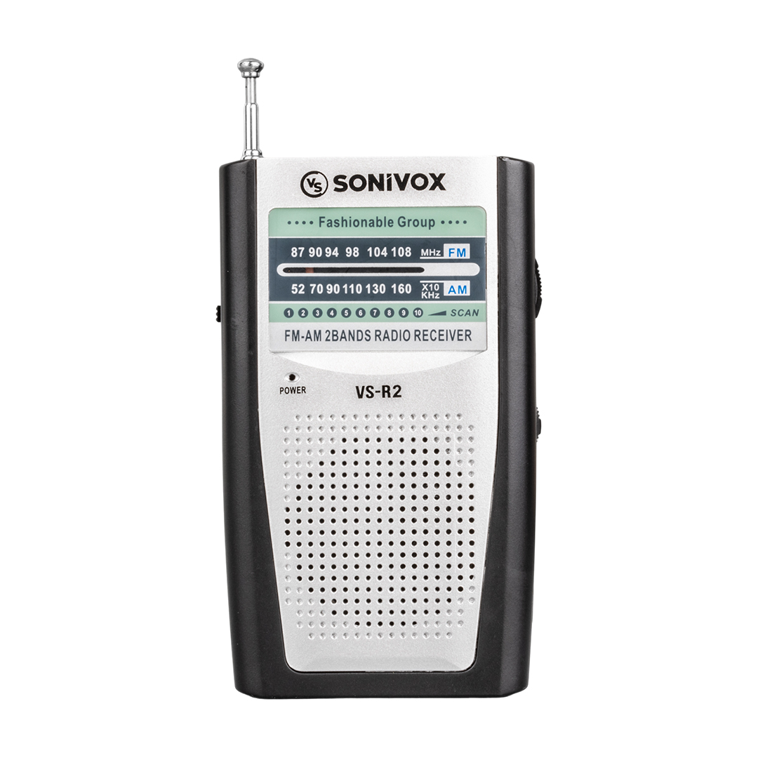 GÜMÜŞ RENK ANALOG RADYO VS-R2 (4812)
