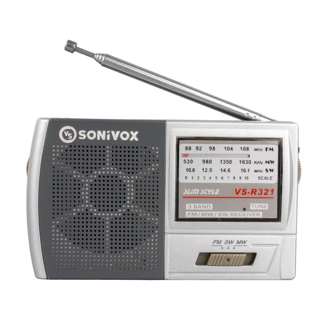 GÜMÜŞ RENK CEP TİPİ ANALOG FM RADYO VS-R321 (4812)