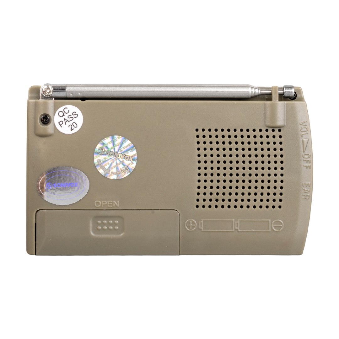GÜMÜŞ RENK CEP TİPİ ANALOG FM RADYO VS-R321 (4812)