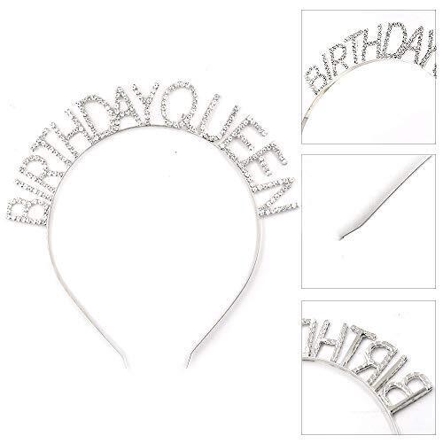 Gümüş Renk Kristal Taşlı Parlak Birthday Queen Yazılı Kraliçe Taç 16x17 cm (4812) Gümüş Renk Kristal Taşlı Parlak Birthday Queen Yazılı Kraliçe Taç 16x17 cm (4812)