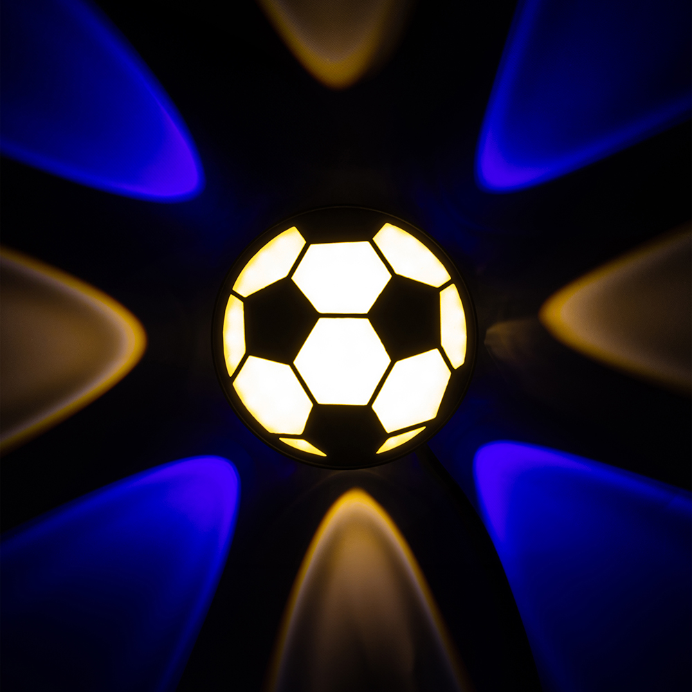 GÜN IŞIĞI - MAVİ FUTBOL TOPU DEKORATİF LED DUVAR APLİK (4812) GÜN IŞIĞI - MAVİ FUTBOL TOPU DEKORATİF LED DUVAR APLİK (4812)