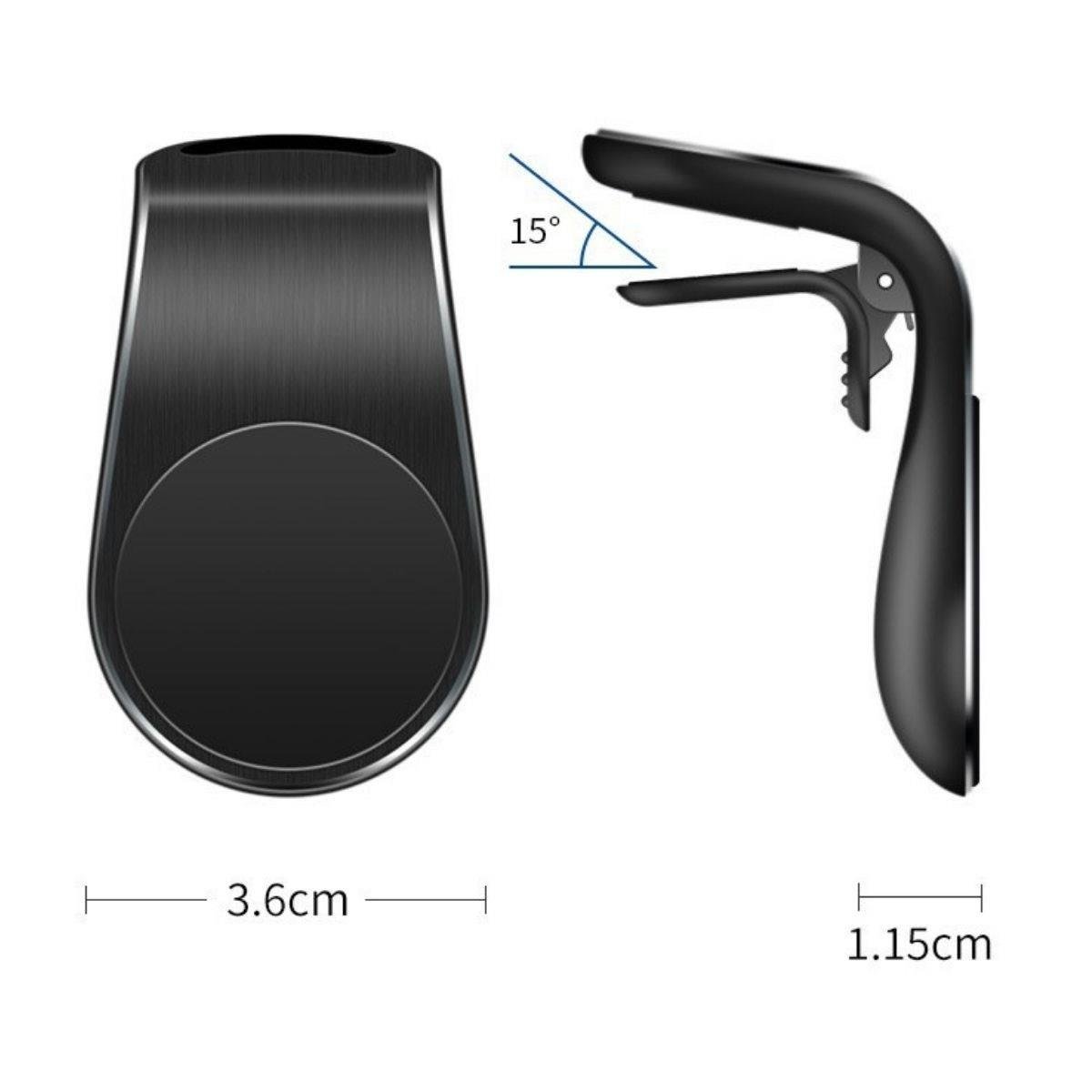 Havalanndırma Izgarasına Takılabilen Mandallı Mıknatıslı Oto Araç Içi Manyetik Telefon Tutucu (4812) Havalanndırma Izgarasına Takılabilen Mandallı Mıknatıslı Oto Araç Içi Manyetik Telefon Tutucu (4812)