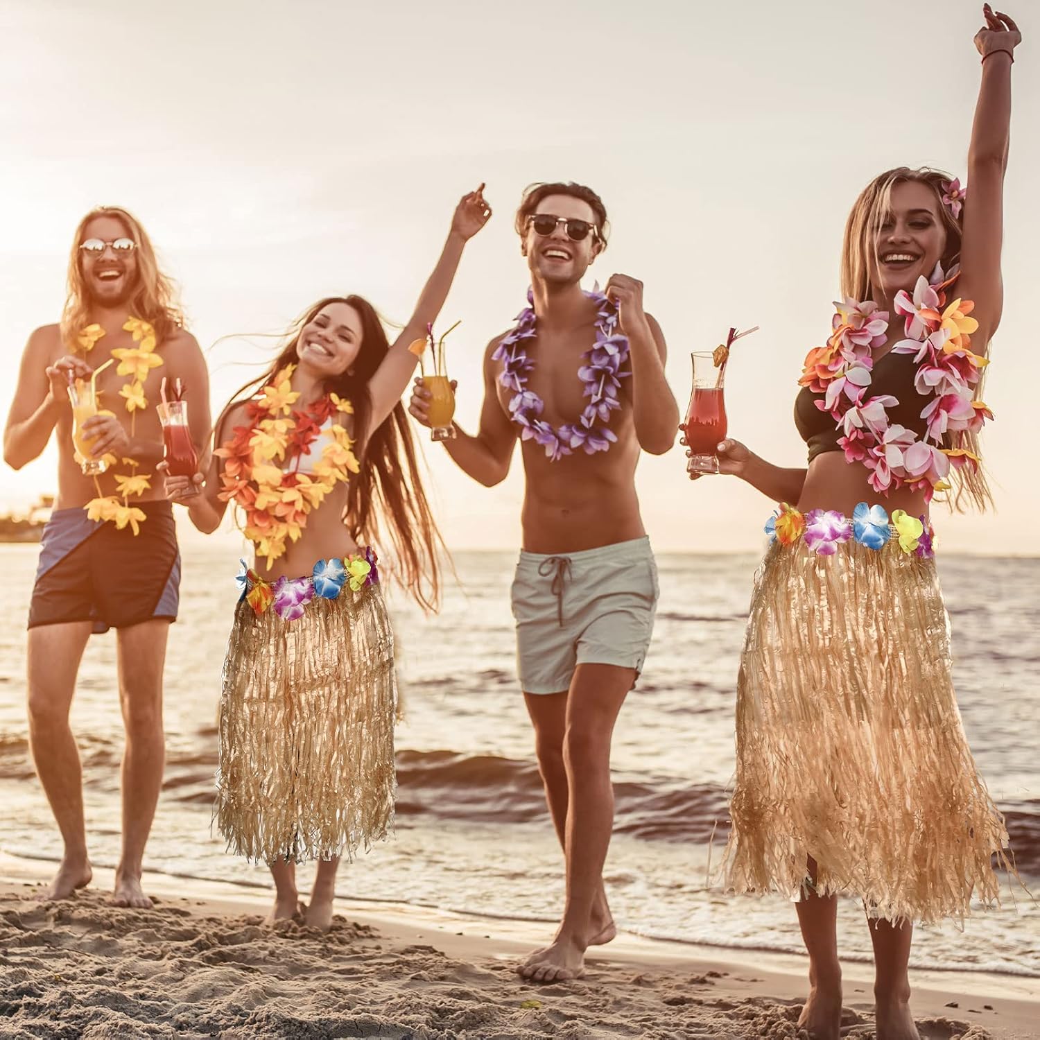 Hawaii Tarzı Hula Eteği – 60 cm Hasır Naturel Etek (4812) Hawaii Tarzı Hula Eteği – 60 cm Hasır Naturel Etek (4812)