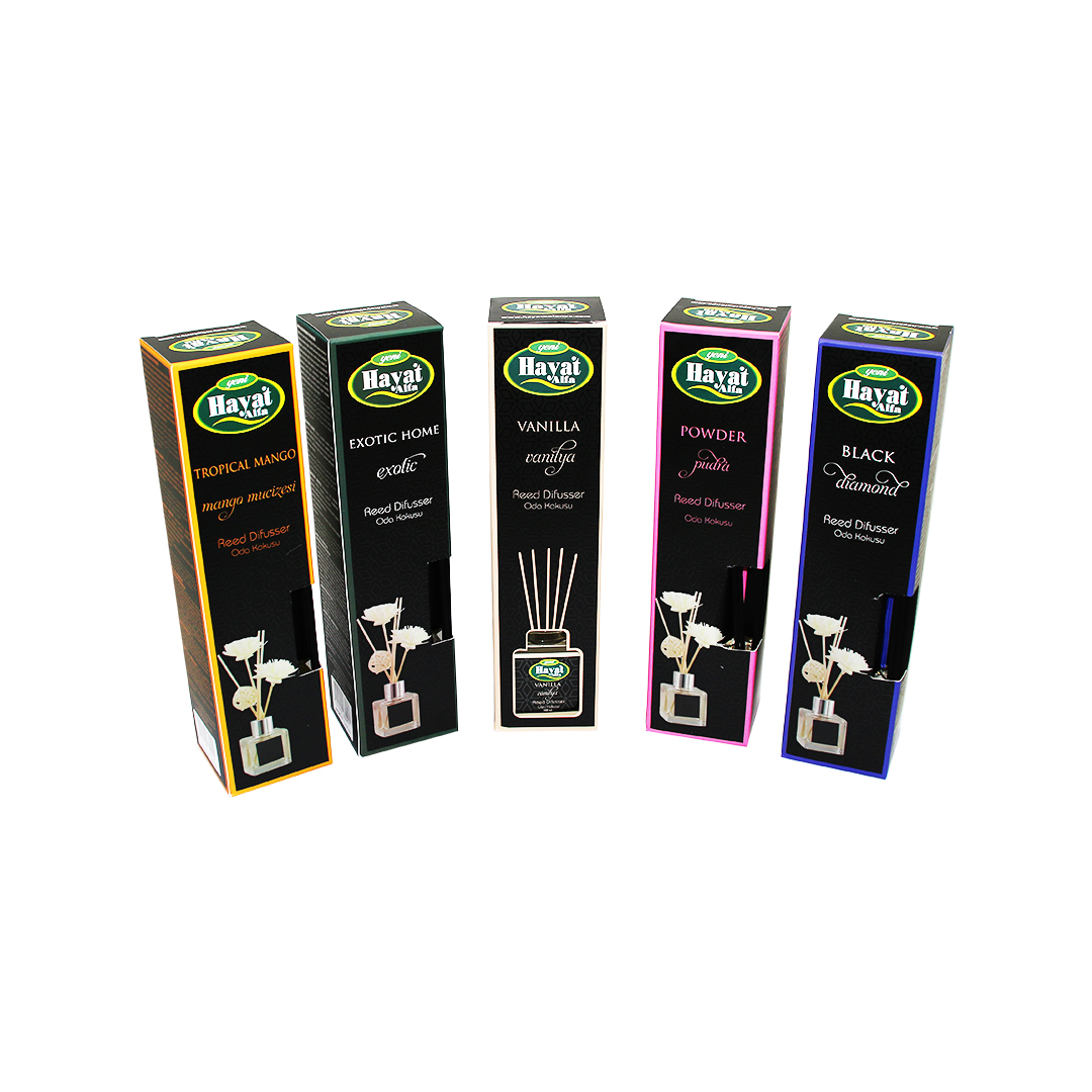 HAYAT ALFA KARE 100ML BAMBU ÇUBUKLU MİX ORTAM ODA KOKUSU (4812)