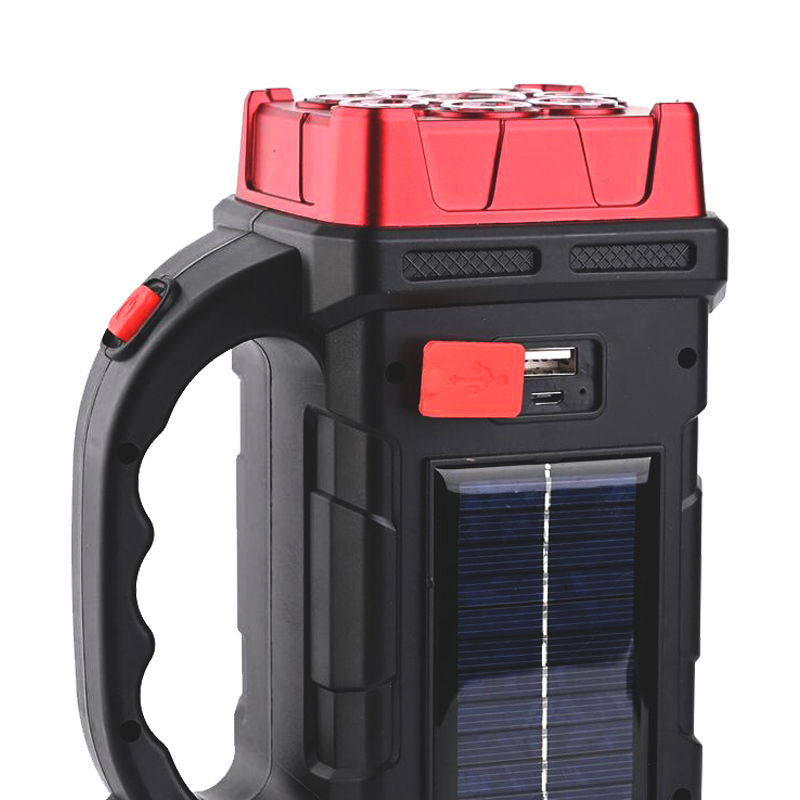 HB-1678 SOLARLI USB ÇIKIŞLI ŞARJ EDİLEBİLİR 38 WATT KAMP FENERİ (4812)