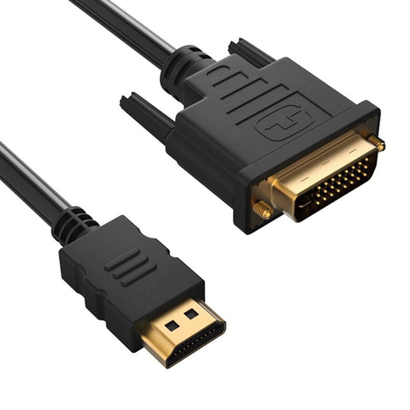 HDMI DVI KABLO 5 METRE DVI 24+1 MALE TO HDMI 19P MALE (4812)
