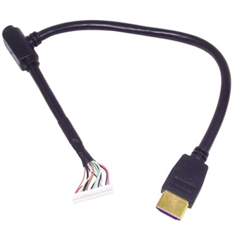 HDMI ŞASE KABLOLU (MİNİ HDLER İÇİN KIRILAN UÇ)  16 PİNLİ (4812)