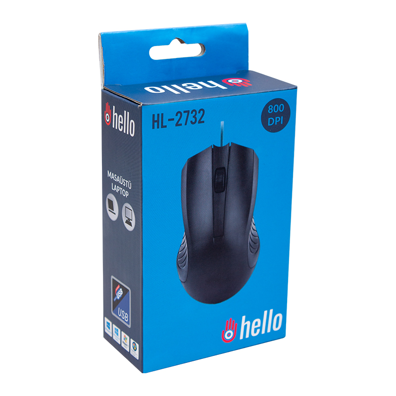 HELLO HL-2732 USB KABLOLU MOUSE (4812) HELLO HL-2732 USB KABLOLU MOUSE (4812)