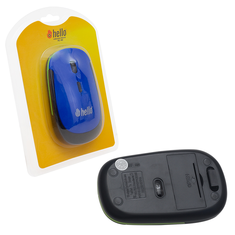 HELLO HL-40 1200 DPI 2.4 GHZ KABLOSUZ MOUSE (4812) HELLO HL-40 1200 DPI 2.4 GHZ KABLOSUZ MOUSE (4812)