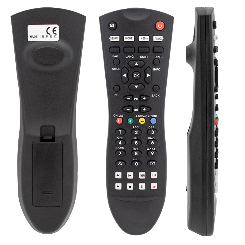 HERZ DIGITURK PLUS 8002 UYDU SİYAH OVAL KUMANDA (4812)
