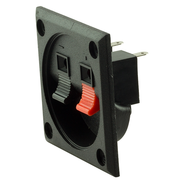 HOPARLÖR TERMİNALİ İKİLİ KARE (5.5CMX5.5CM) (4812)