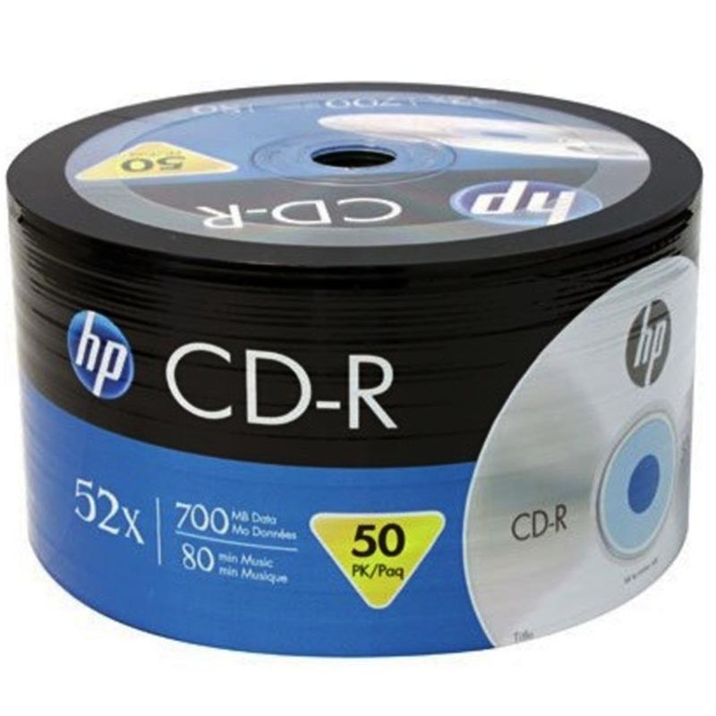 HP CRE00070-3 CD-R 700 MB 52X 50Lİ PAKET FİYAT (4812)