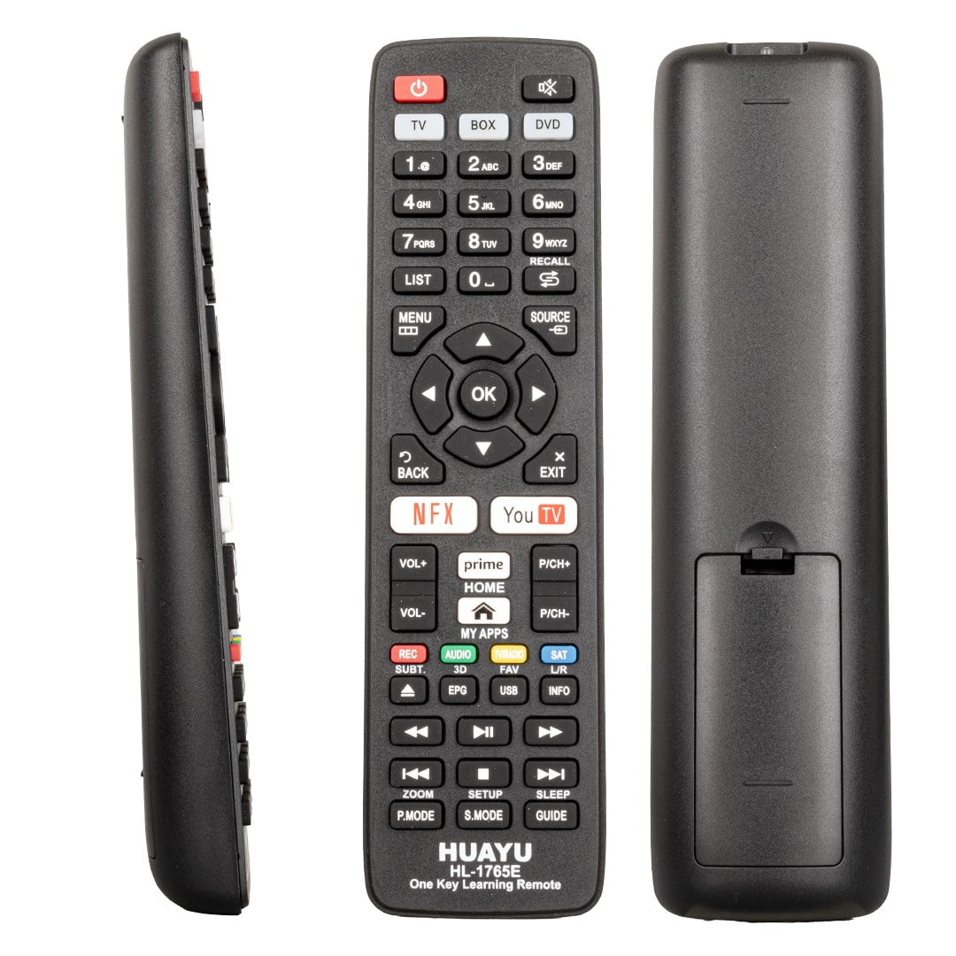 HUAYU HL-1765E PRIME VIDEO-YOUTUBE-NETFLIX TUŞLU TV/UYDU/DVD ÖĞRENEBİLEN AKILLI KUMANDA (4812)