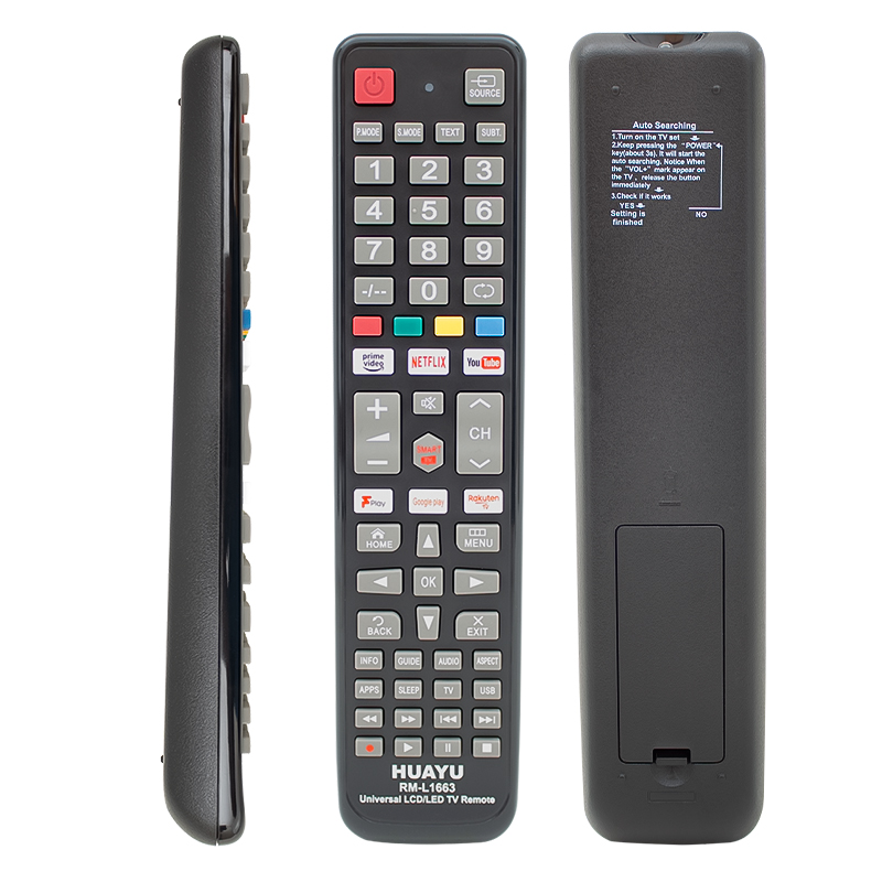 HUAYU KL RM-L1663 NETFLIX-YOUTUBE-GOOGLE PLAY TUŞLU UNIVERSAL LCD LED TV KUMANDA (4812)