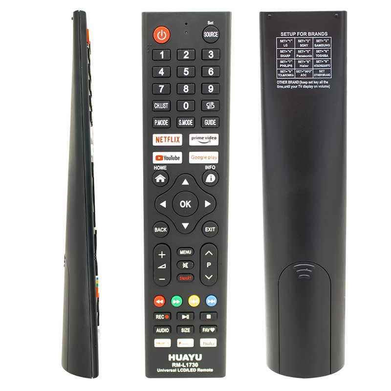 HUAYU KL RM-L1730 NETFLIX-YOUTUBE-GOOGLE PLAY TUŞLU UNIVERSAL LCD LED TV KUMANDA (4812)