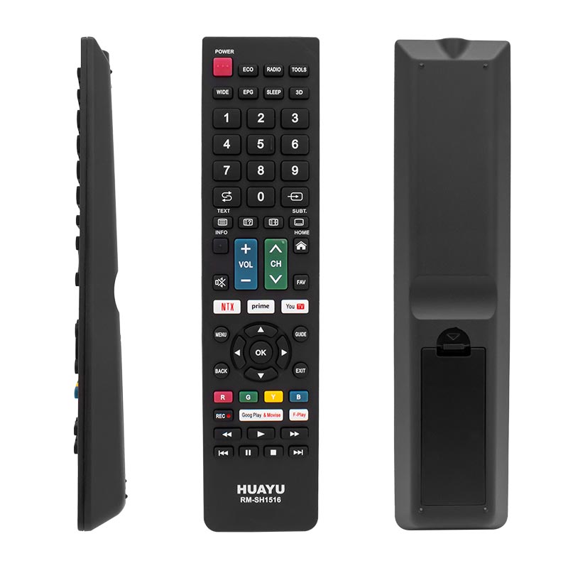 HUAYU KL RM-SH1516 SHARP NETFLIX- YOUTUBE- PRIME VIDEO TUŞLU UNIVERSAL LCD-LED TV KUMANDA (4812)