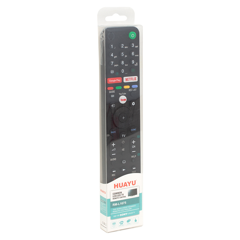 HUAYU KL SONY RM-L1675 NETFLIX-YOUTUBE-GOOGLE PLAY TUŞLU LCD-LED TV KUMANDA BLİSTERLİ (4812)
