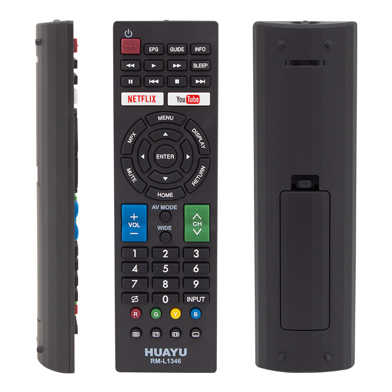 HUAYU KL SHARP RM-L1346 NETFLIX VE YOUTUBE TUŞLU LCD-LED TV KUMANDA BLİSTERLİ (4812)
