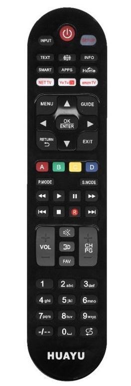 HUAYU KL URC1517 NETFLIX-YOUTUBE-AMAZON TUŞLU LCD LED TV UNIVERSAL KUMANDA (4812)