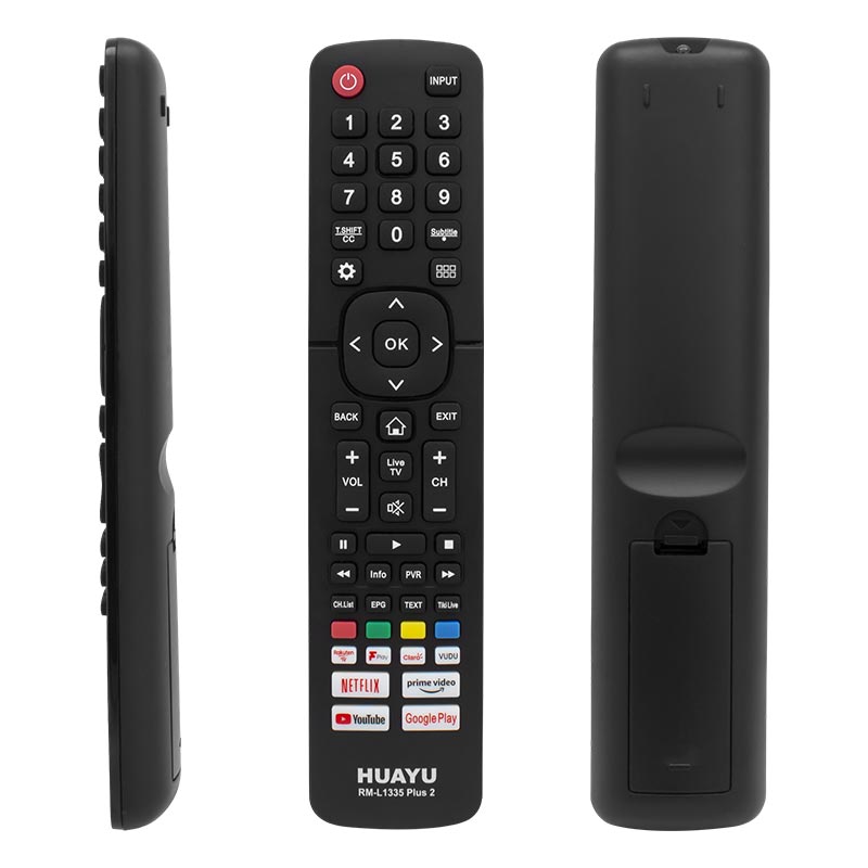 HUAYU RM-L1335 PLUS2 HISENSE NETFLIX-PRIME-YOUTUBE-RAKUTEN-GOOGLE PLAY-VUDU TUŞLU LCD LED TV KUMANDASI (4812)