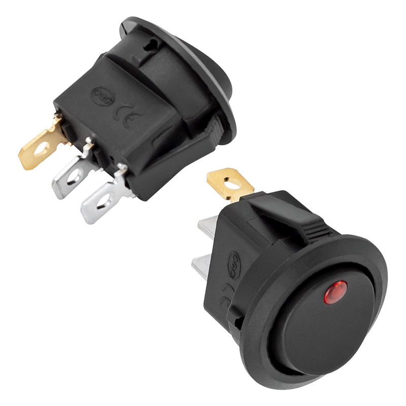 IC-132A 3 PİNLİ ON-OFF 12VOLT DC 20 AMPER IŞIKLI ANAHTAR (4812)