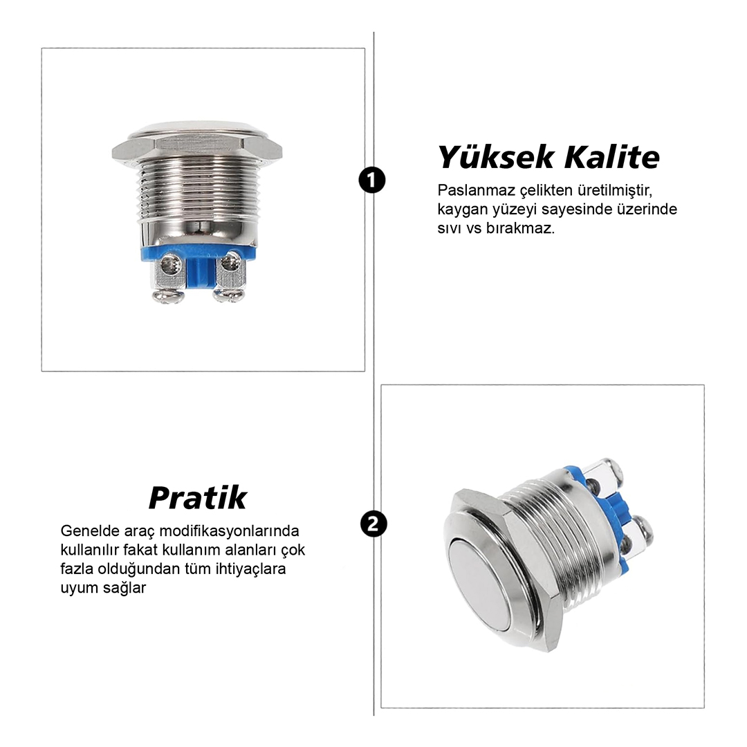 IC-182 D98 BUTON METAL DÜZ 19MM PBS28B-2 (4812)