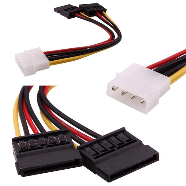 İKİLİ SATA POWER KABLO (4812)