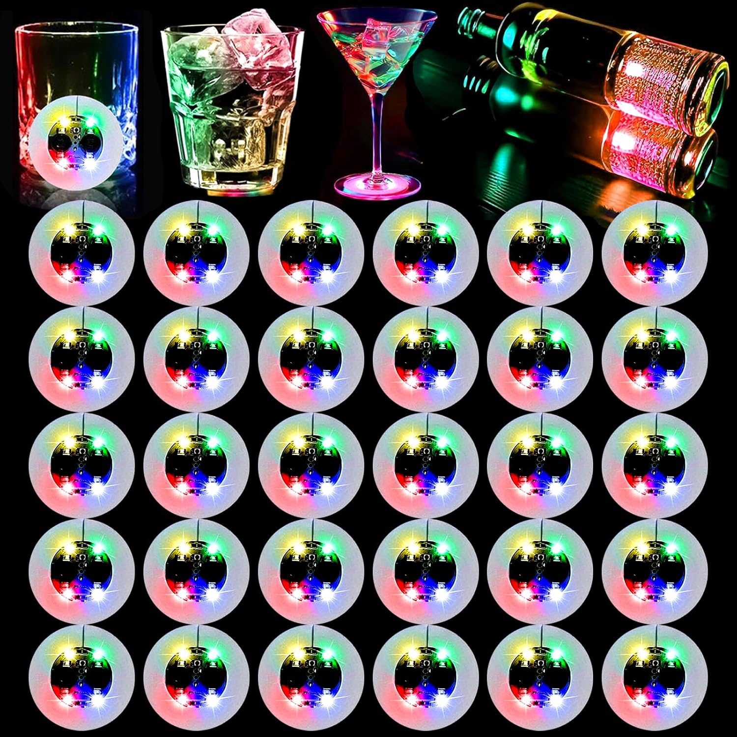 Işıklı Yapışkanlı Bardak Altı Aparatı Ledli 3 Fonksiyonlu 6 cm Çap (4812) Işıklı Yapışkanlı Bardak Altı Aparatı Ledli 3 Fonksiyonlu 6 cm Çap (4812)
