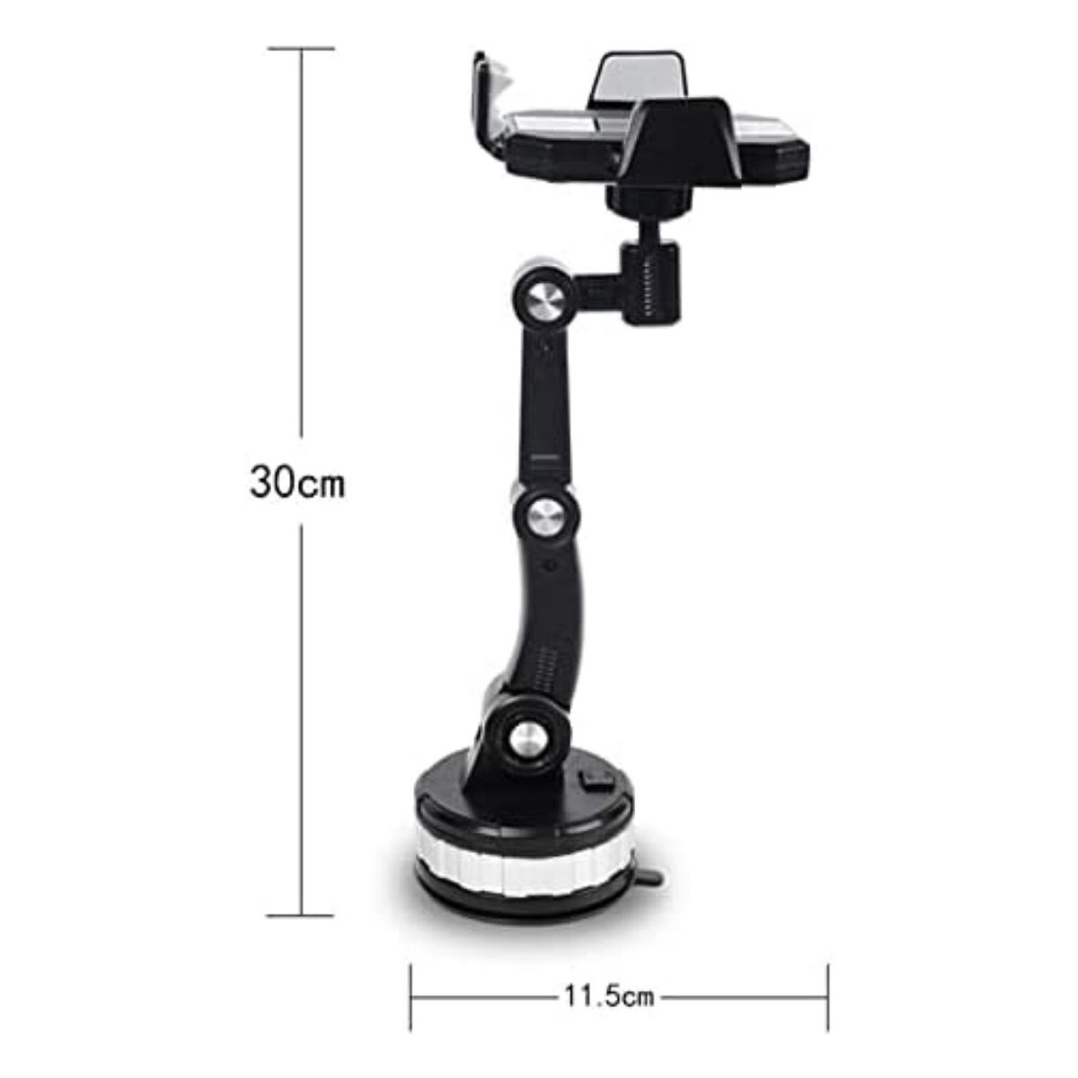 Jel Vantuzlu Cama Takılabilen Güçlü 360 Derece Dönebilen Ayarlanabilir Araç Içi Vantuzlu Telefon Tutucu (4812)