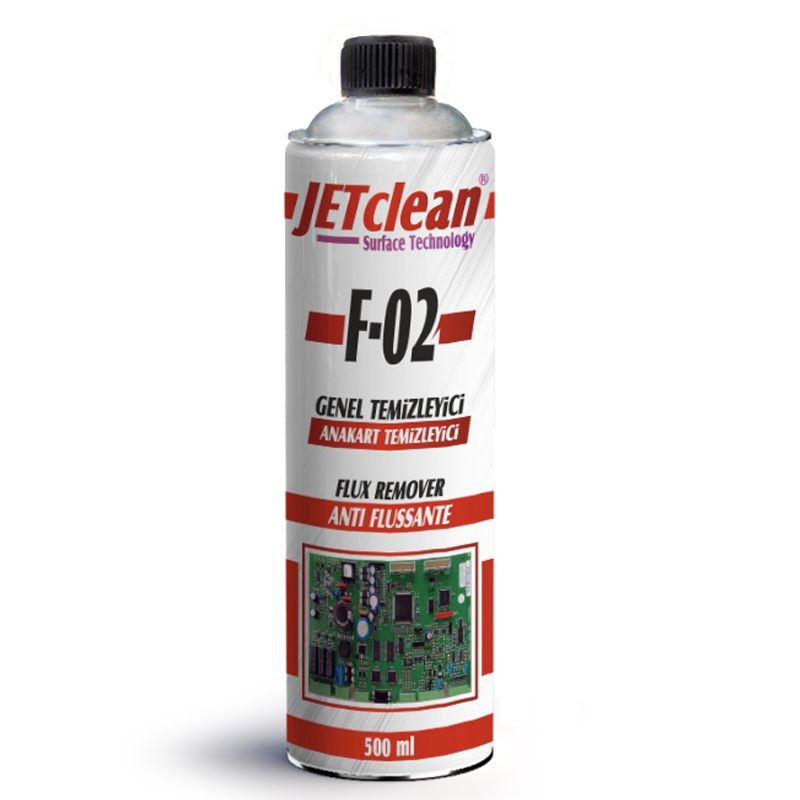 JETCLEAN F-02 500 ML FLUX ANAKART TEMİZLEME SPREY (4812)