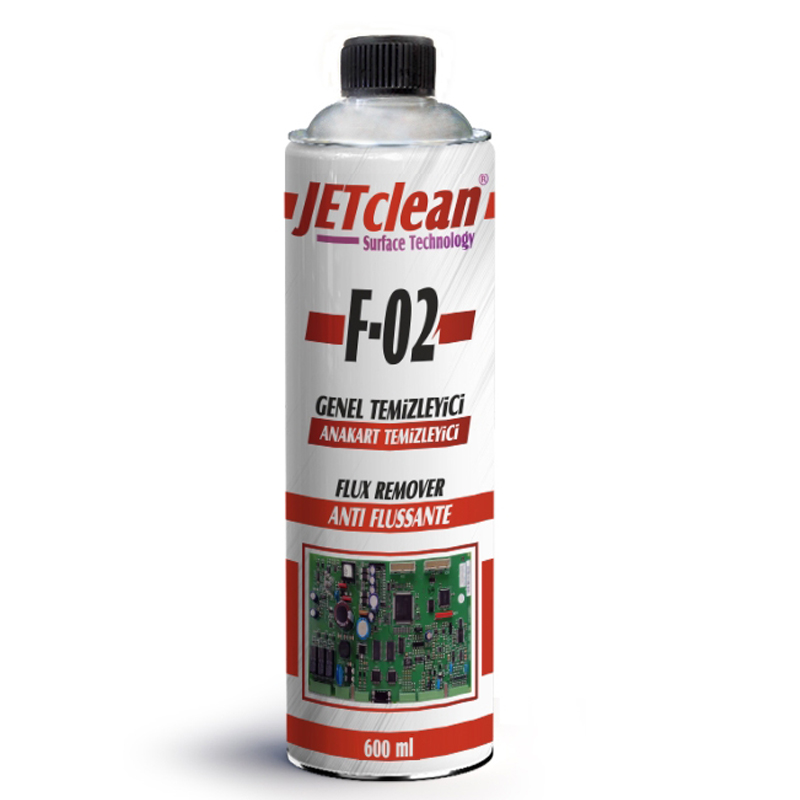 JETCLEAN F-02 600 ML FLUX ANAKART TEMİZLEME SPREY (4812)