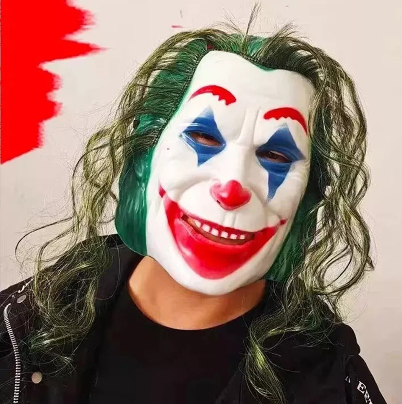 Joaquin Phoenix Joker Maskesi Yeşil Saçlı (4812)