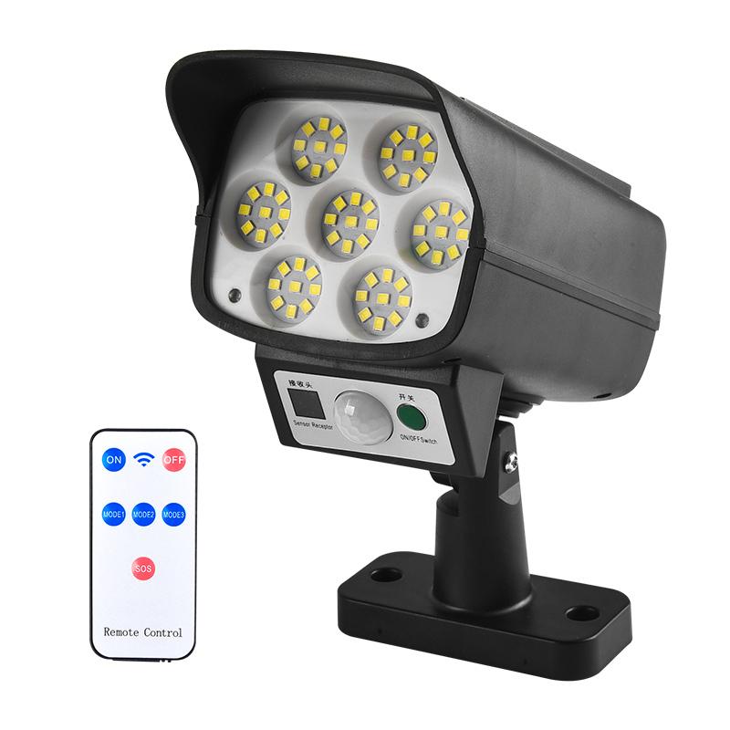 KAMERA GÖRÜNÜMLÜ 63 LEDLİ SOLAR ŞARJLI LAMBA (4812)