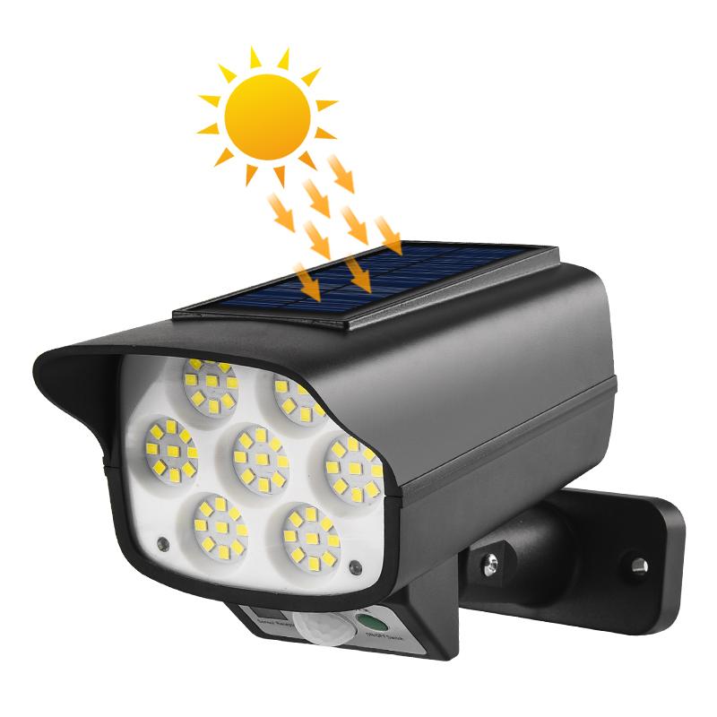 KAMERA GÖRÜNÜMLÜ 63 LEDLİ SOLAR ŞARJLI LAMBA (4812)