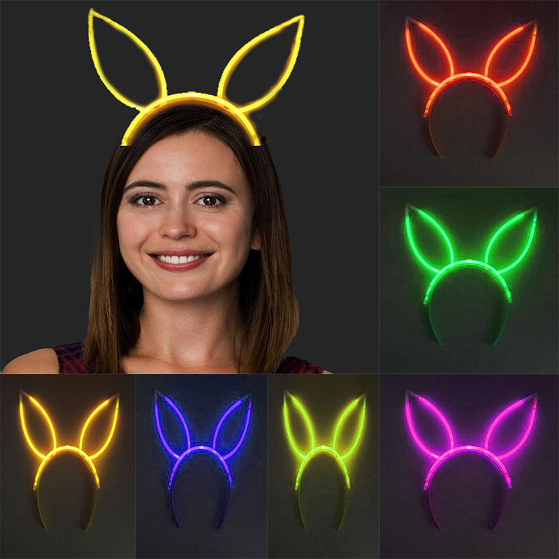 Karanlıkta Yanan Fosforlu Glow Taç 6 Renk 6 Adet (4812)