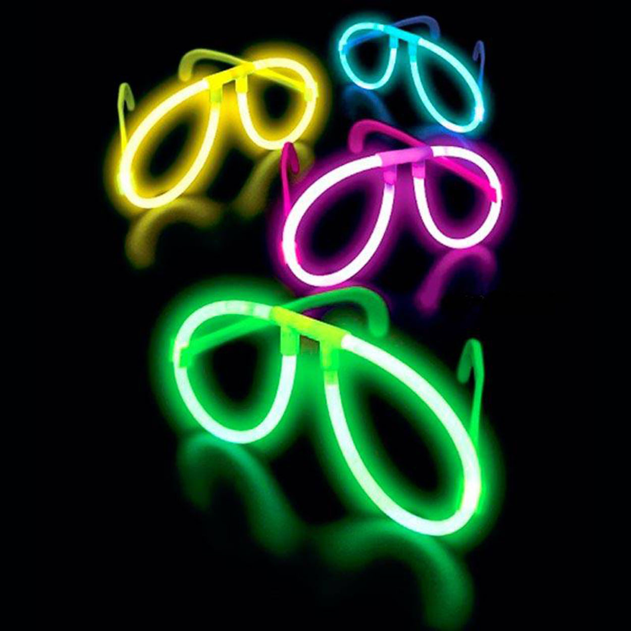 Karanlıkta Parlayan Fosforlu Glow Gözlük Fosforlu Renkli Gözlük 6 Adet (4812) Karanlıkta Parlayan Fosforlu Glow Gözlük Fosforlu Renkli Gözlük 6 Adet (4812)