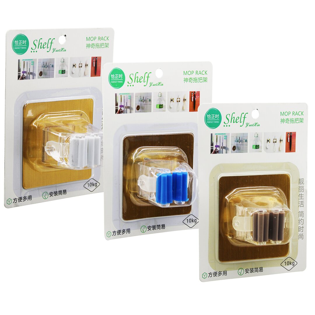 KARTELALI - LÜX  MOP SAP  TUTUCU  PLASTİK - SİLİKON ASKI  GOLD YAPIŞKANLI (4812)