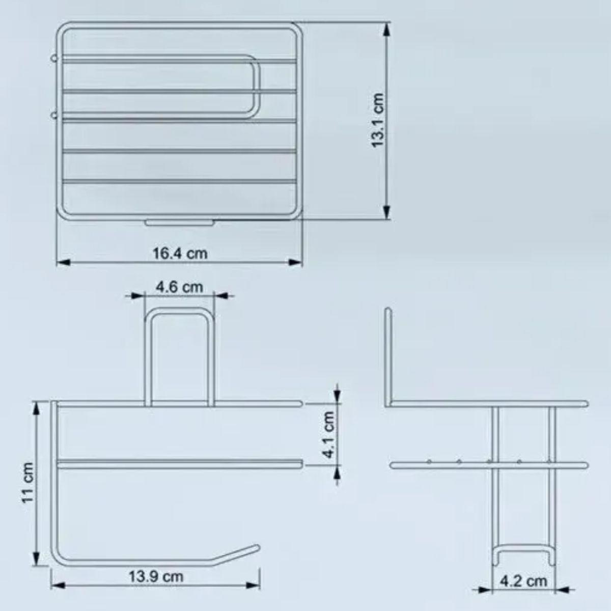 Kendiliğinden Yapışkanlı Tuvalet Kağıdı Tutacağı ve Yedek Raf - Siyah Modern Metal Tasarım (4812) Kendiliğinden Yapışkanlı Tuvalet Kağıdı Tutacağı ve Yedek Raf - Siyah Modern Metal Tasarım (4812)