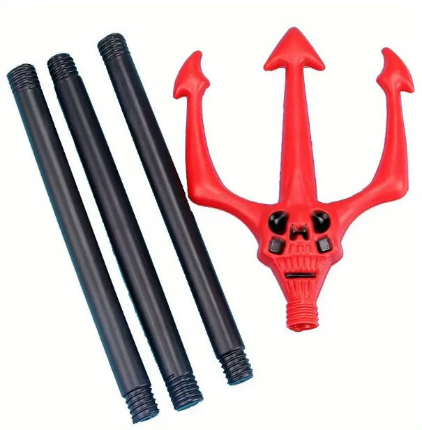 Kırmızı Renk Halloween Cadılar Bayramı Çatal 107 cm (4812)